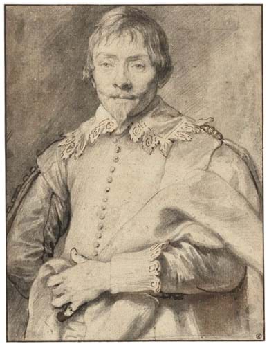 Sir Anthony van Dyck drawing