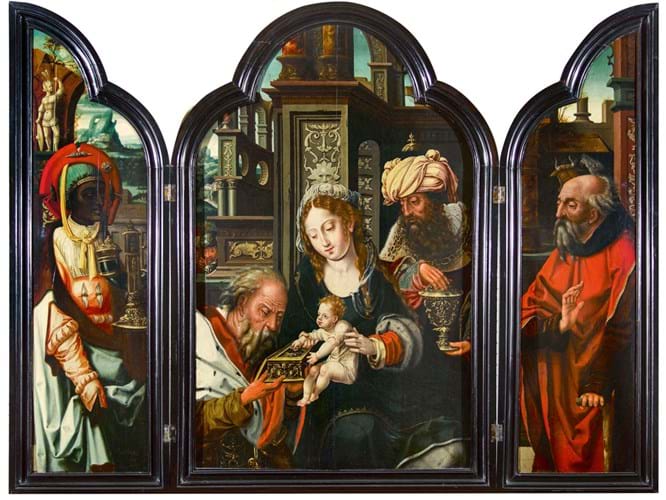 The Adoration of the Magi panel