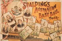 Spalding Baseball World Tour promotional poster
