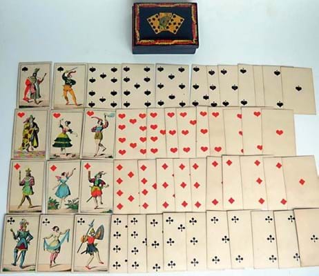 19th century set of playing cards