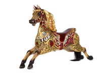 Fairground carousel galloper horse
