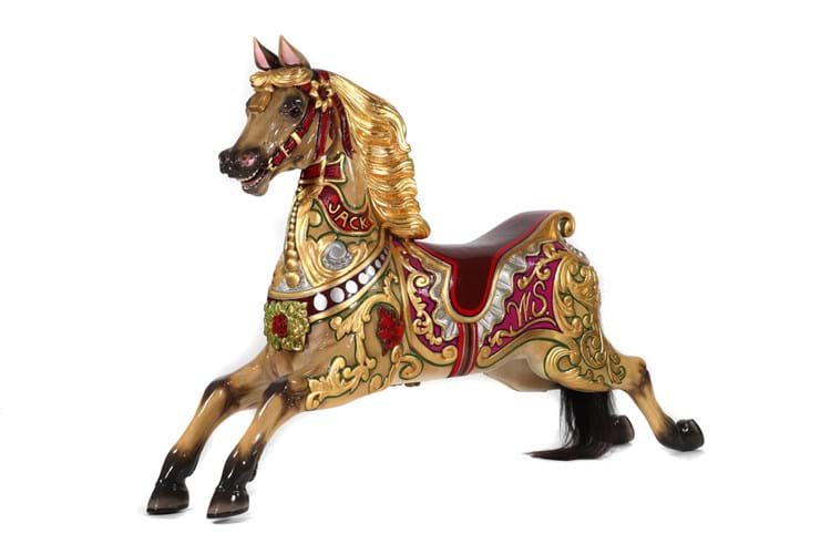 Fairground carousel galloper horse
