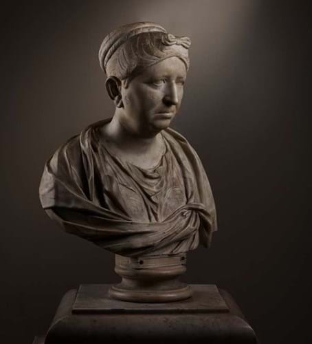 Hadrianic marble bust