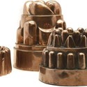 Copper jelly moulds