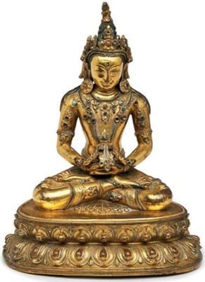 Bronze bodhisattva