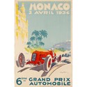 Geo Ham Monaco GP Poster 1934