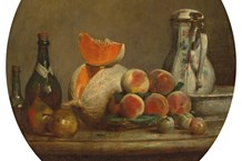 Le melon entamé by Jean-Siméon Chardin