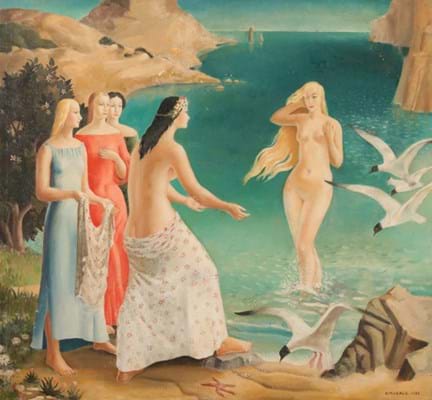 Venus greeted by the Seasons by Kathleen Scale