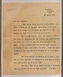 Churchill letter on o-fish-al business