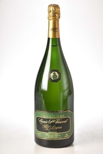 A bottle of champagne
