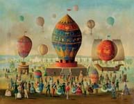 Flights of fantasy: artist depicted hot-air balloons he never saw