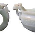 Two Qing jade bowls