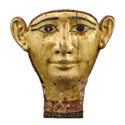 Egyptian coffin face