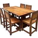 Mouseman oak dining table