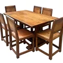 Mouseman oak dining table