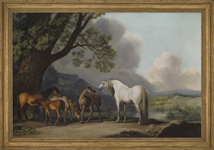 George Stubbs' Mares and Foals