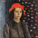 Girl in a Black Dress by Dod Procter