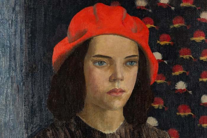 Girl in a Black Dress by Dod Procter