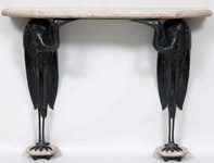 Cheuret heron theme console table fits the bill