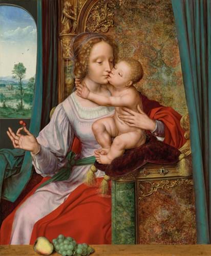 2651 NE Old Masters Madonna Of The Cherries