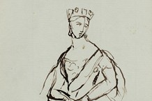 2652 NEDI NIB Queen Victoria Sketch