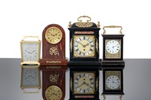 Four clocks in the Mike Baker collection