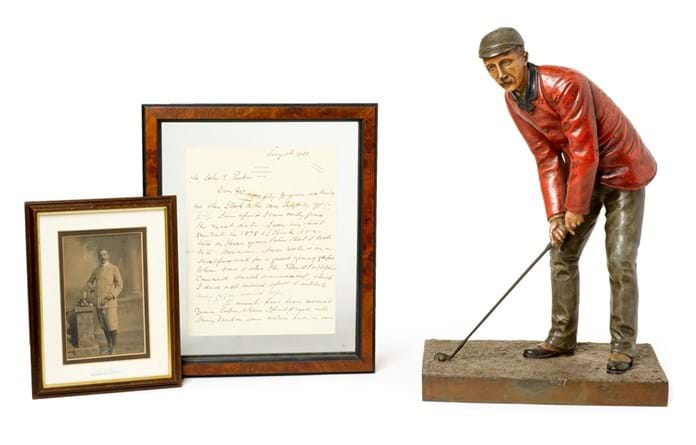 Statue of modern golf grip inventor comes up for auction at Bonhams in Los  Angeles