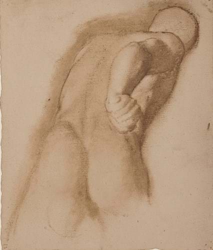 Edgar Degas study of the Borghese Gladiator