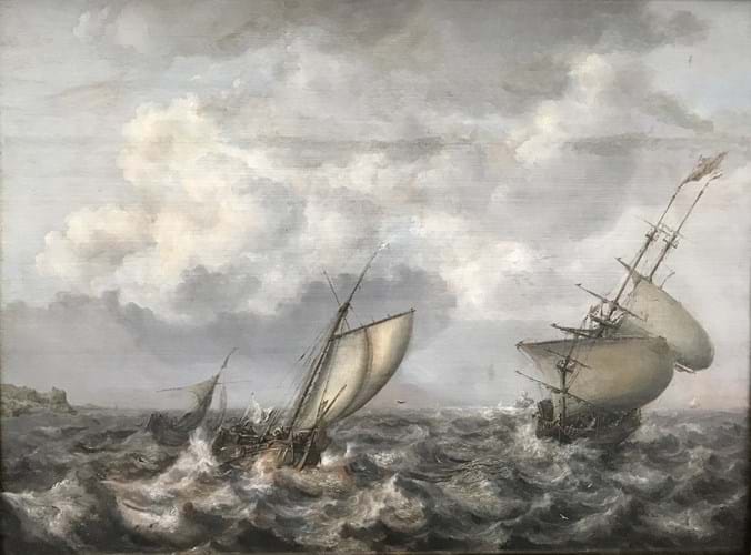Simon de Vlieger painting