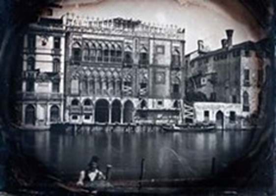  Venice. The Grand Canal. The Casa d’Oro Under Restoration, 1845.
