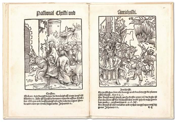Passional Christi und Antichristi from 1518