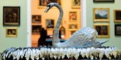 Silver swan talk glides into West Dean’s art festival