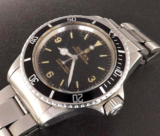 Rare Rolex Submariner wristwatch takes 