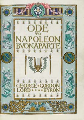 Byron’s ‘Ode to Napoleon’