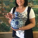 'Qing dynasty' double gourd vase has Qianlong mark 