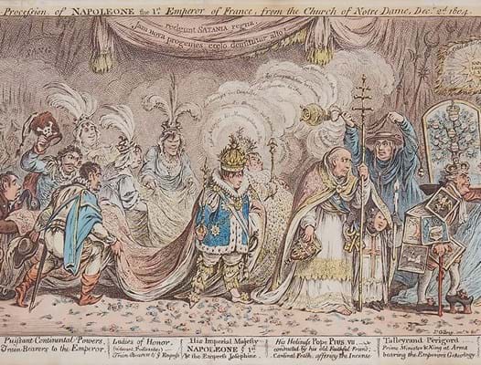 James Gillray, Coronation of Napoleon 1805