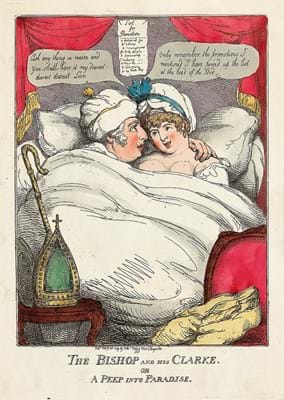 ‘The Bishop and his Clarke’ after Thomas Rowlandson