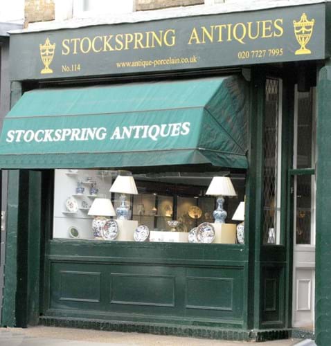 Stockspring Antiques in Kensington Church Street