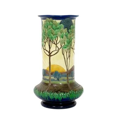 Burmantofts Partie-Colour vase