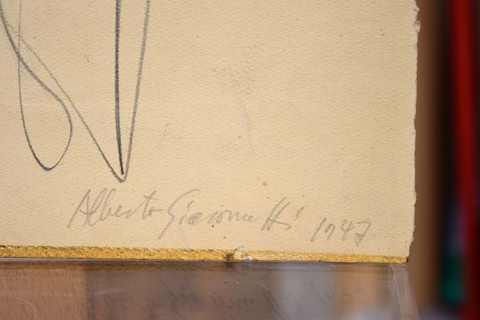 Alberto Giacometti signature