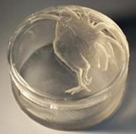 Lalique bowl is a rooster booster at Bamfords
