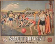 Fortunino Matania's posters of Southport Lido – a game of spot the difference