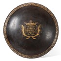 Edo Period black lacquer shield
