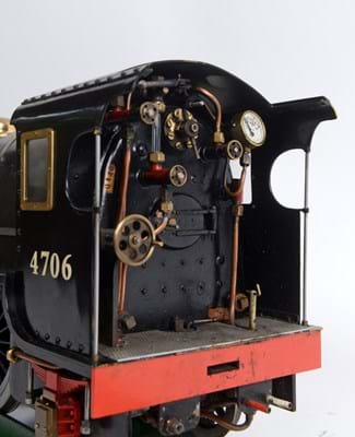 Model locomotive at Charterhouse Auctions