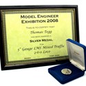 Model Engineering Exhibition certificate