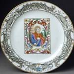 Chinese export porcelain Apostle plate at Jorge Welsh