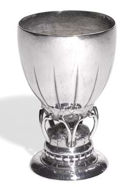 silver goblet by Georg Jensen 