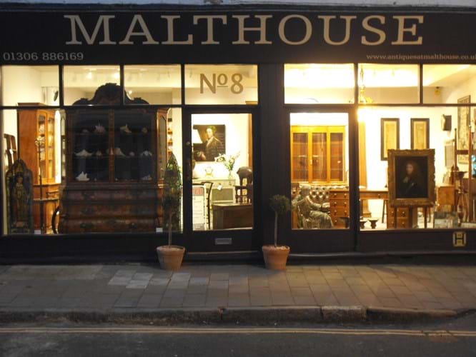 Malthouse antiques in Dorking