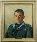 Portrait of hero donated to RAF Club