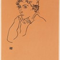 Schiele Head of a woman